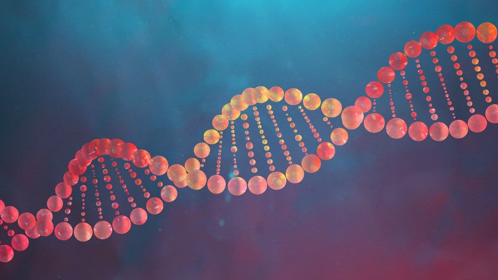 Microscopic DNA image representing precision medicine prostate cancer research